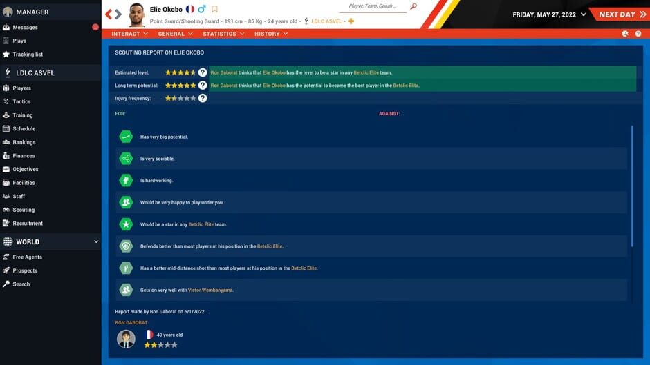 Pro Basketball Manager 2022 Screenshot