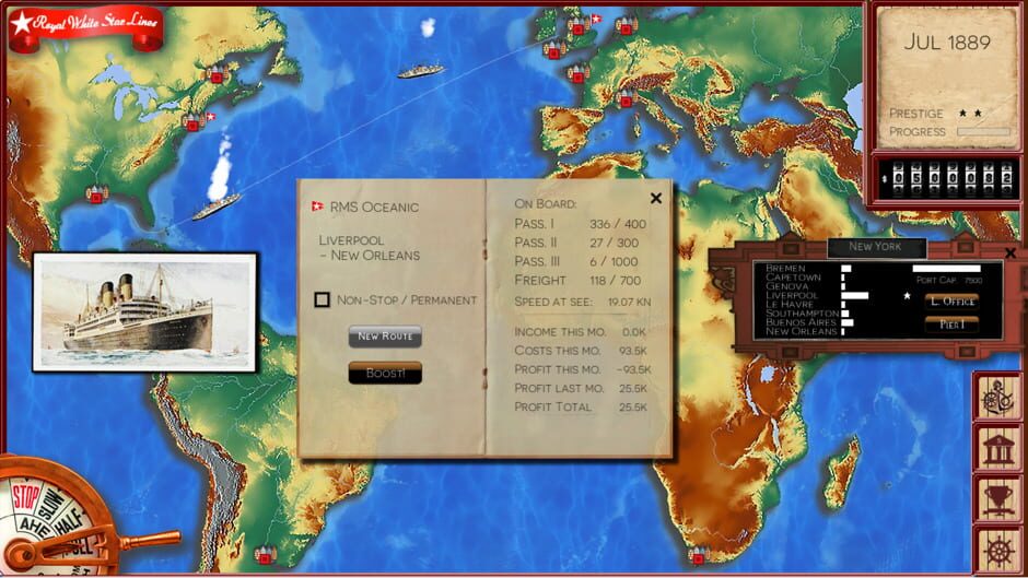 Transatlantic Liners 1889 screenshot