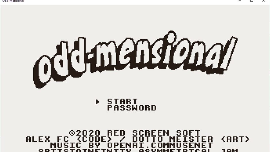 Odd-mensional screenshot