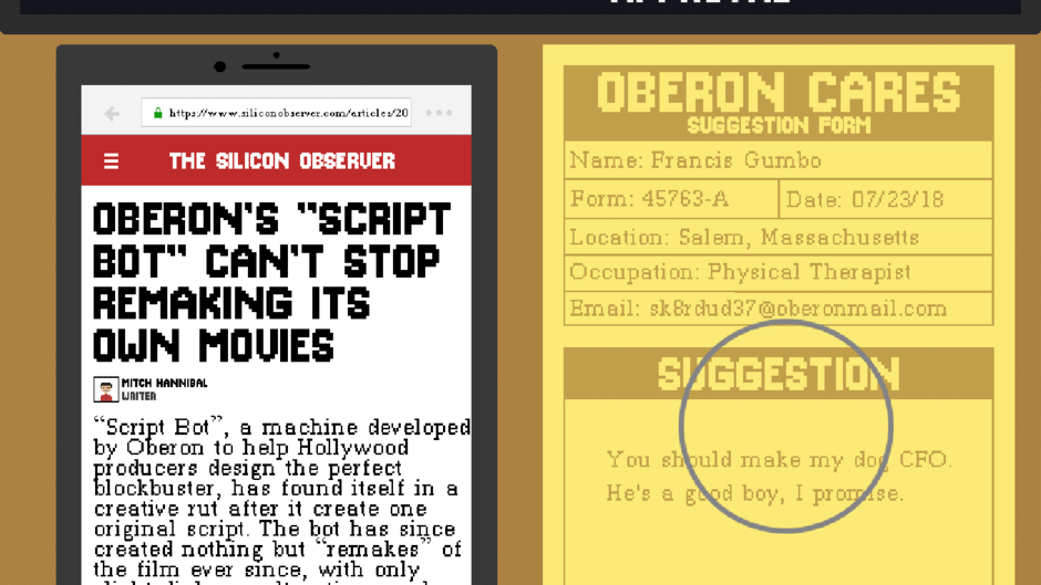 Suggestion Box Screenshot