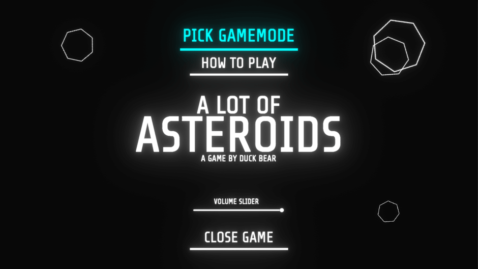 A Lot of Asteroids Screenshot