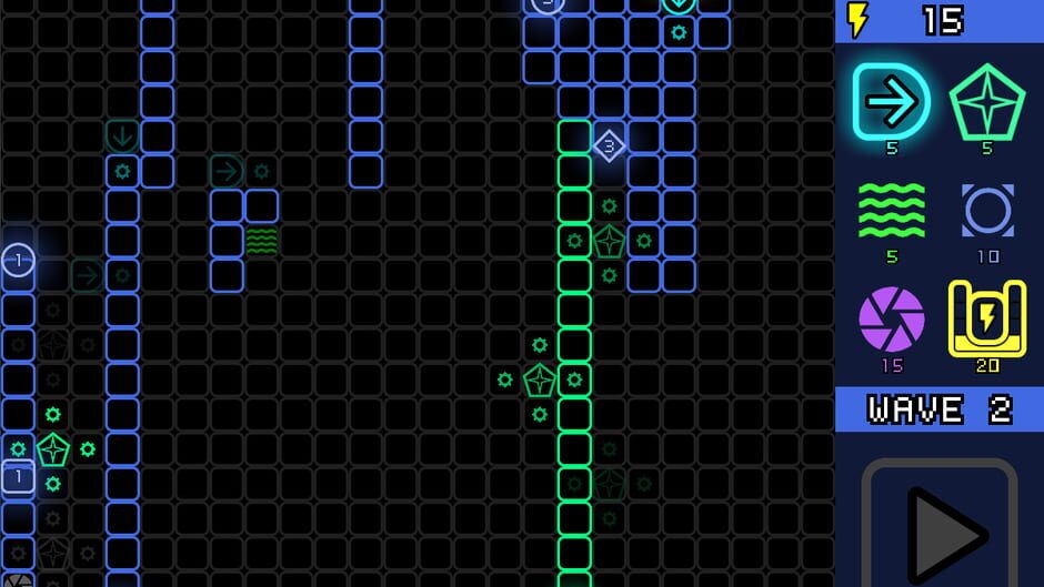Neon Trap Defense screenshot