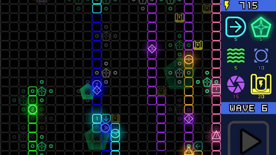 Neon Trap Defense screenshot