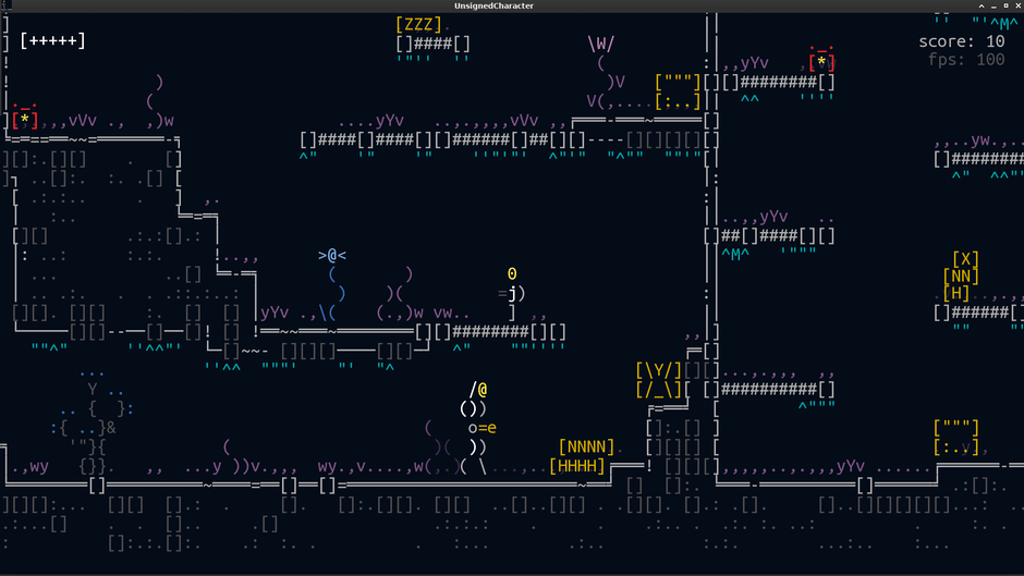 Unsigned Character Screenshot