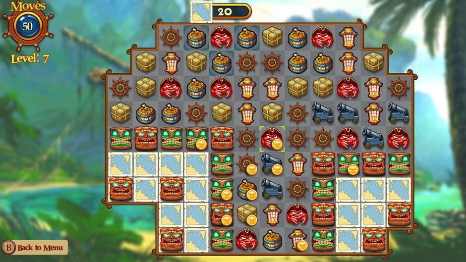 Match Three Pirates! II Screenshot