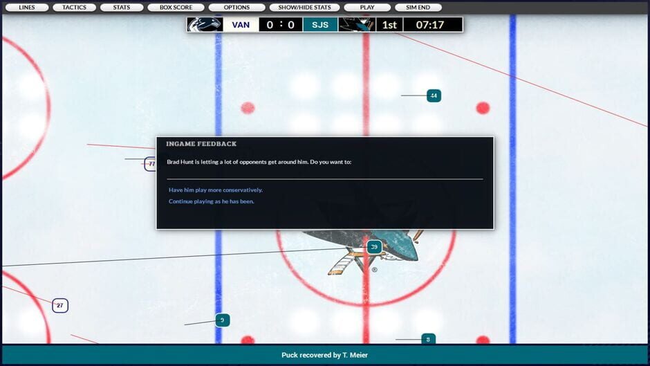 Franchise Hockey Manager 8 Screenshot