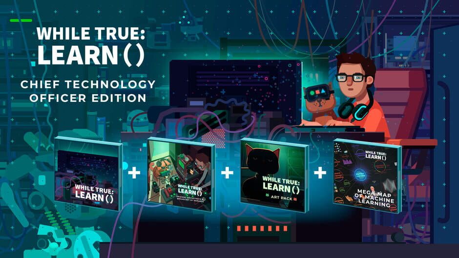 while True: learn() - Chief Technology Officer Edition Screenshot