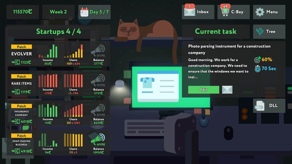 while True: learn() - Chief Technology Officer Edition Screenshot