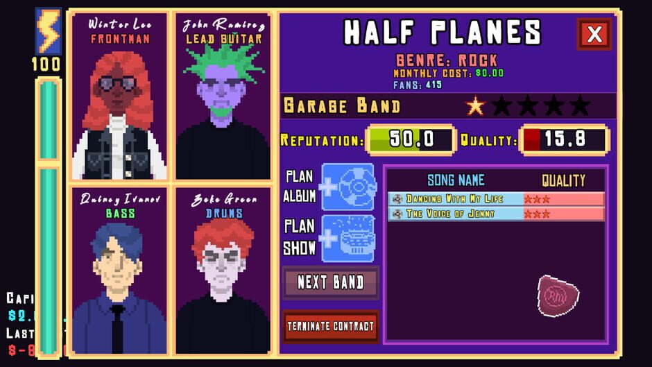 Rock Star Manager Screenshot