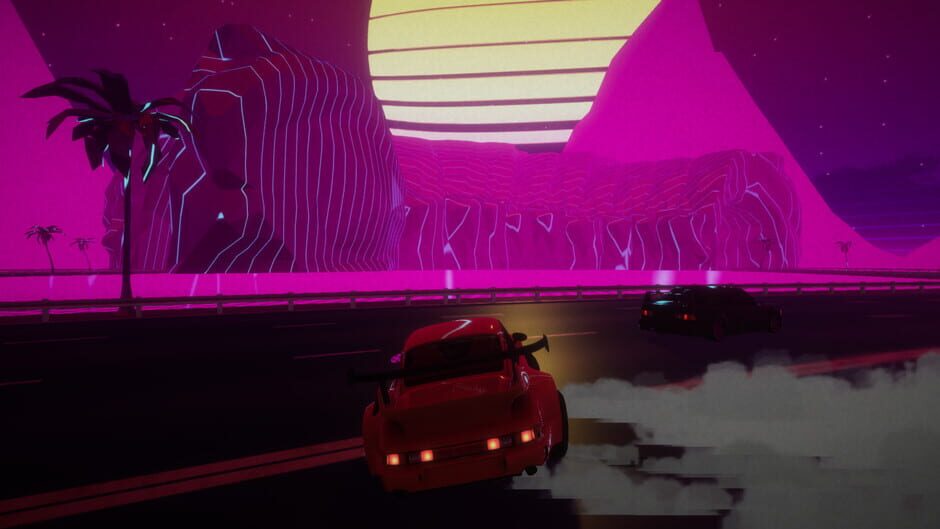 RetroDrift: Retrowave Online Road Screenshot