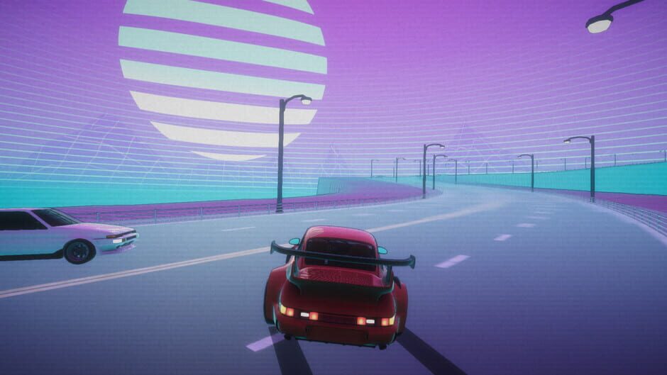 RetroDrift: Retrowave Online Road Screenshot