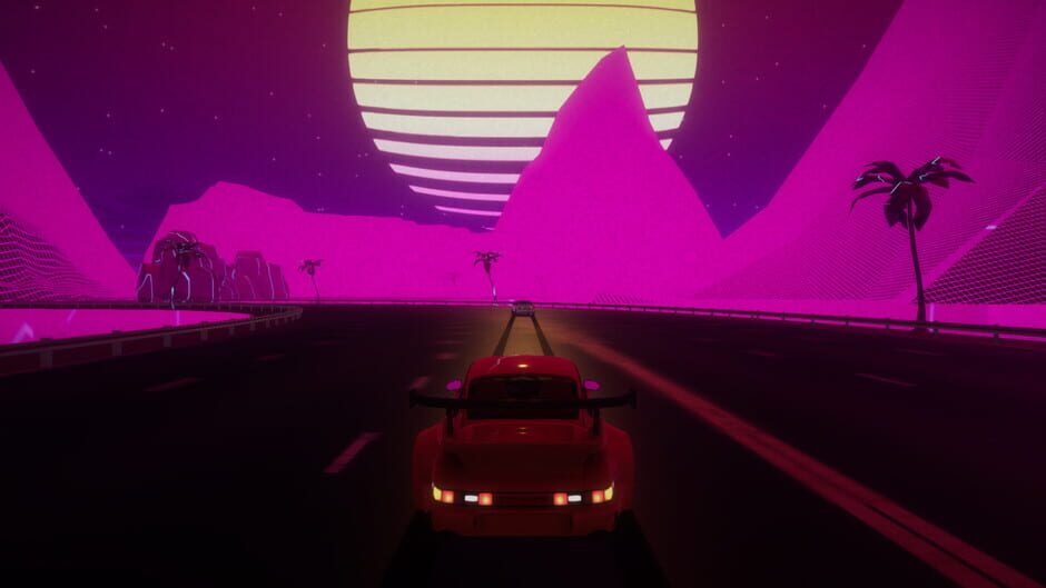 RetroDrift: Retrowave Online Road Screenshot