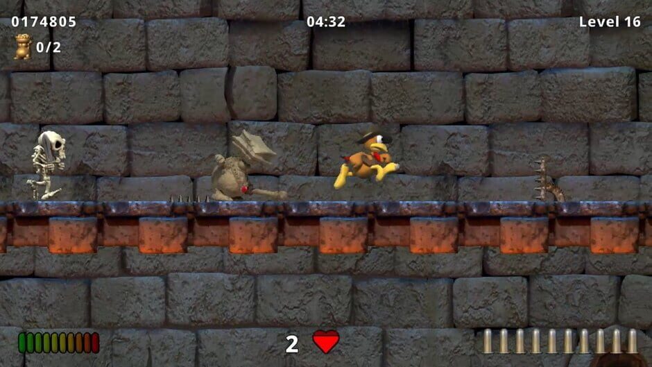 Moorhuhn Jump and Run: Traps and Treasures Screenshot