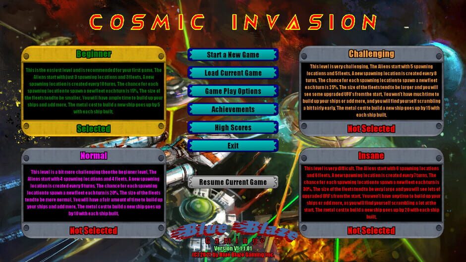 Cosmic Invasion Screenshot