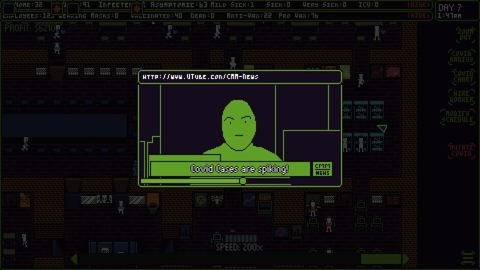 Covid Simulator Screenshot