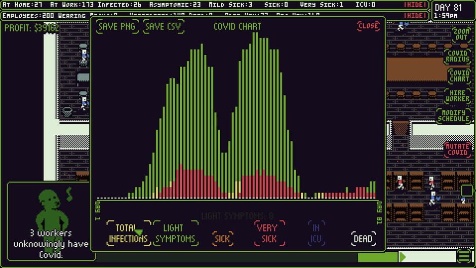 Covid Simulator Screenshot
