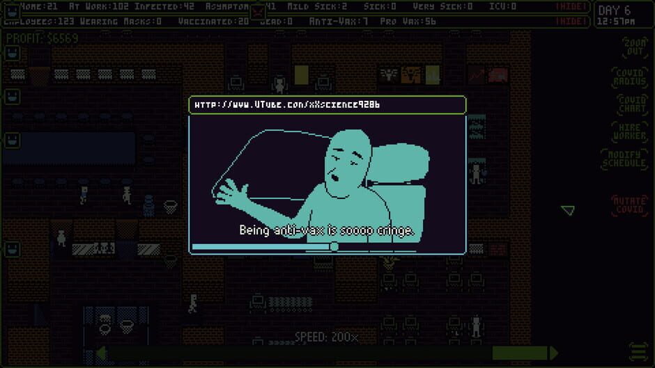 Covid Simulator Screenshot