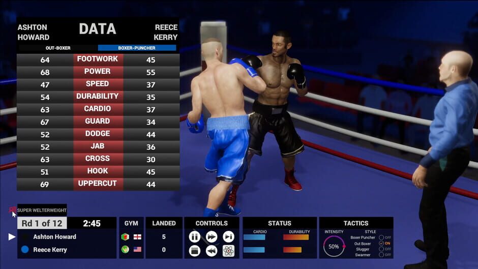 Boxing Club Manager Screenshot