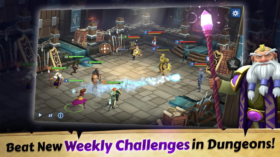 สกรีนช็อตจาก RPG Dice: Heroes of Whitestone (รูปที่ 3)
