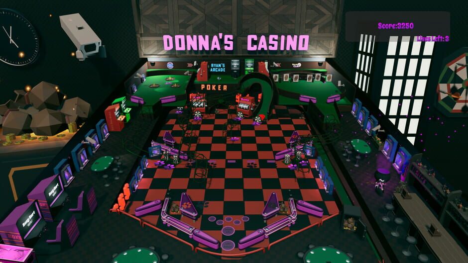 Roxy Raccoon's Pinball Panic Screenshot
