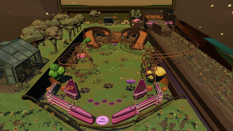 Roxy Raccoon's Pinball Panic Screenshot