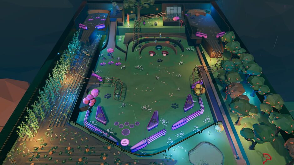 Roxy Raccoon's Pinball Panic Screenshot