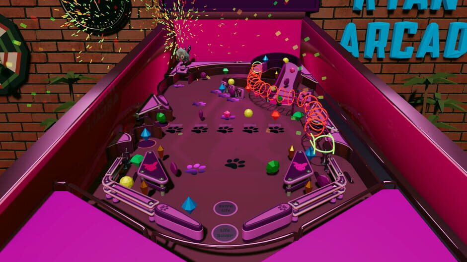 Roxy Raccoon's Pinball Panic Screenshot