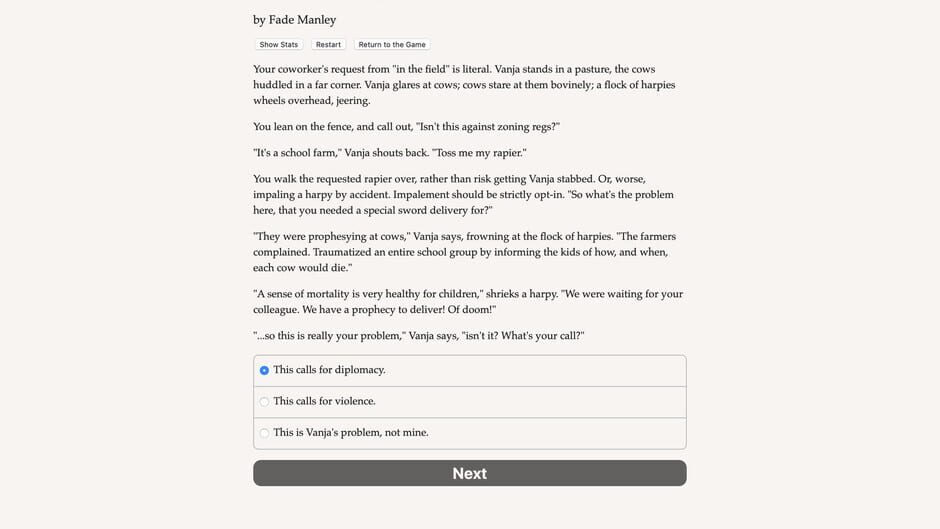 Social Services of the Doomed Screenshot