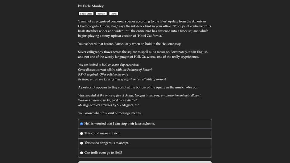 Social Services of the Doomed Screenshot