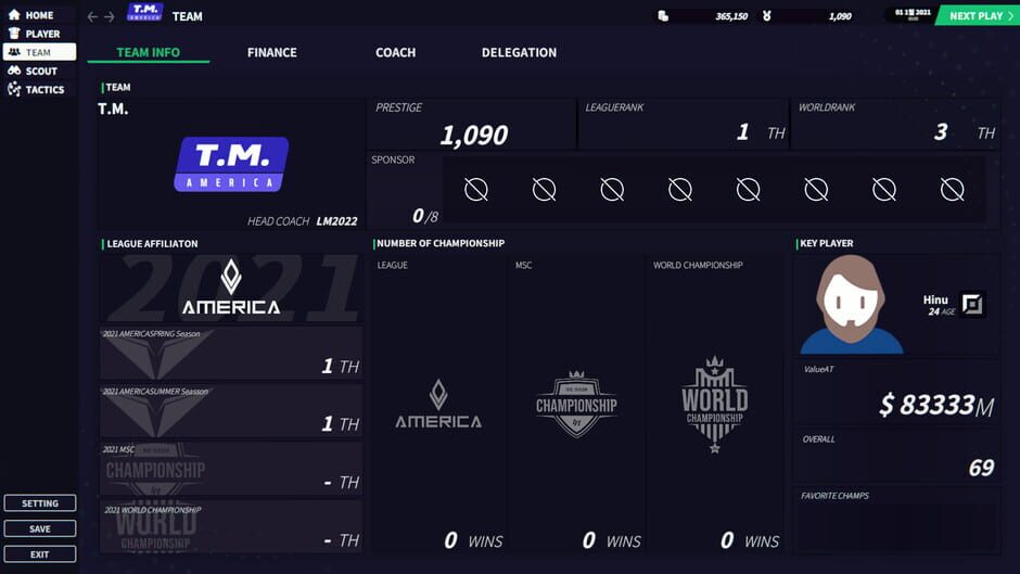 League Manager 2022 Screenshot