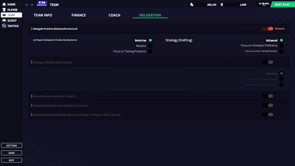 League Manager 2022 Screenshot