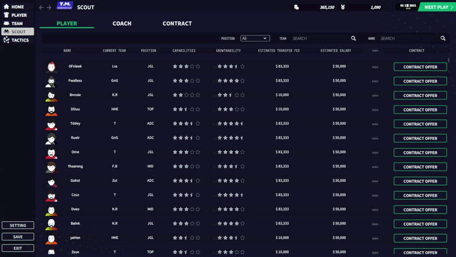 League Manager 2022 Screenshot