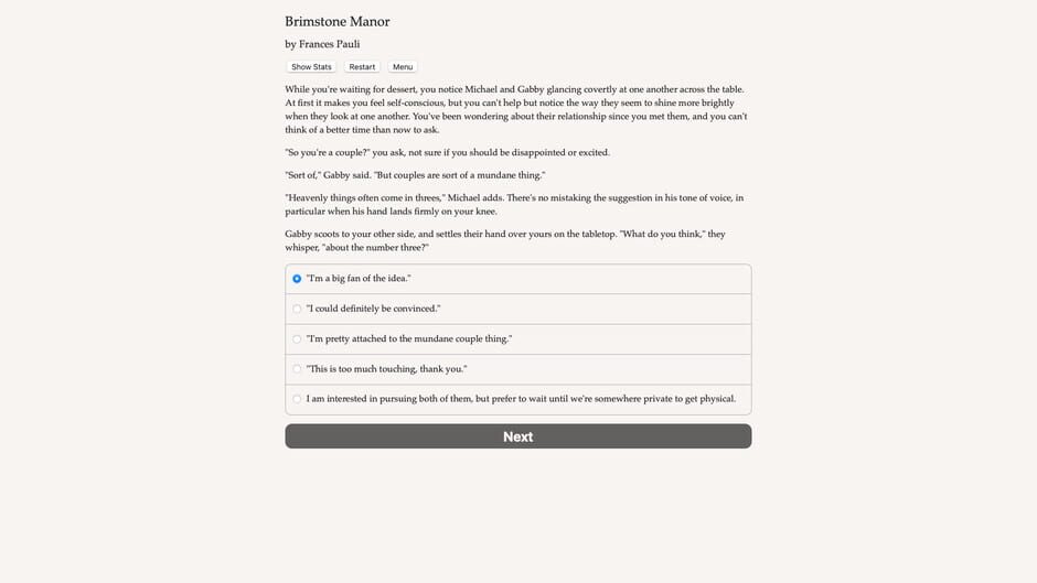 Brimstone Manor Screenshot