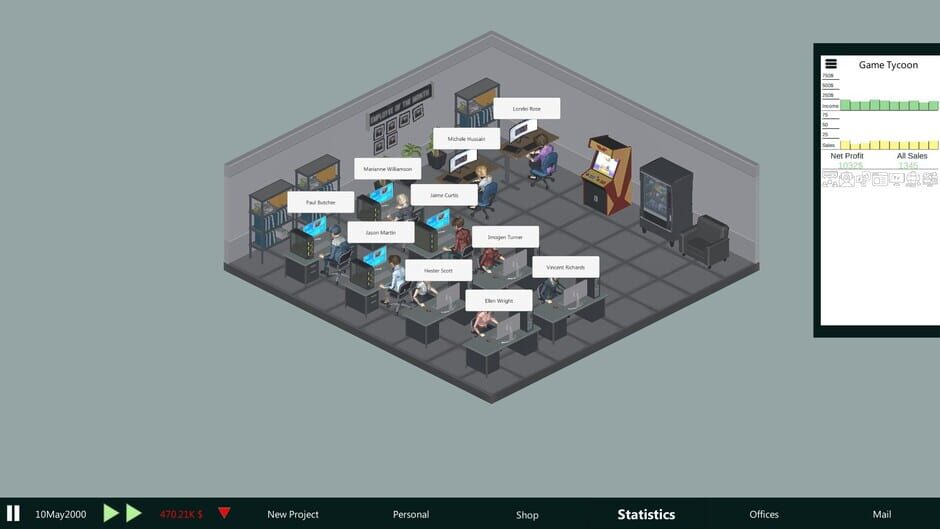 Modern Game Tycoon Screenshot