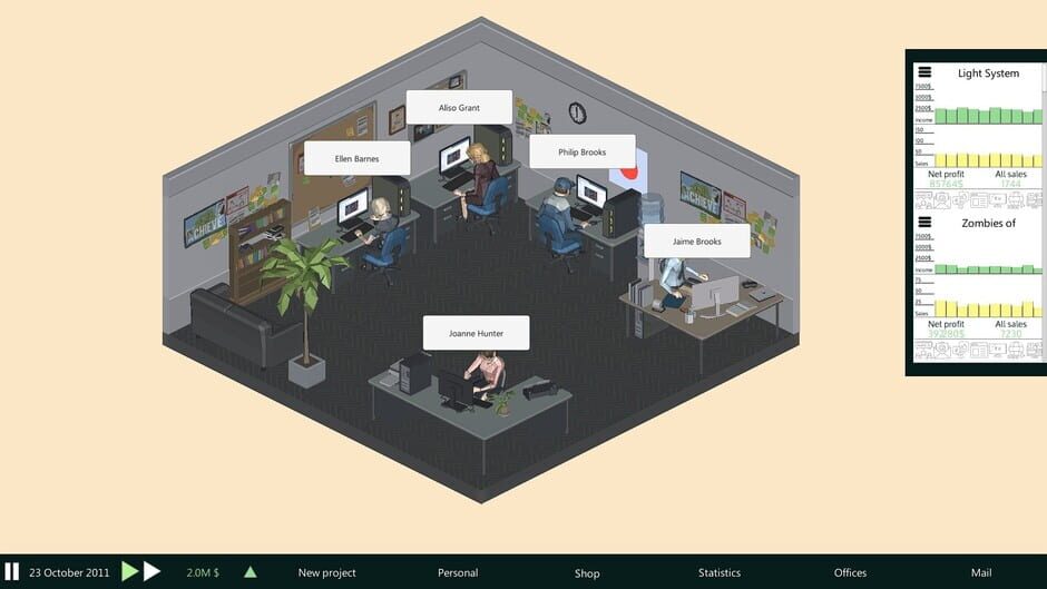 Modern Game Tycoon Screenshot