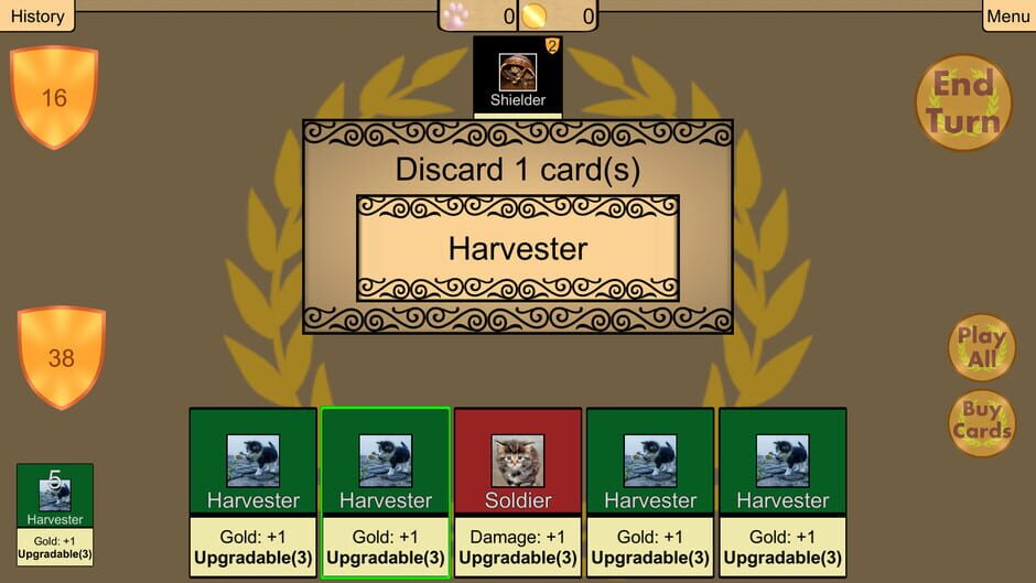 Roman Wars: Deck Building Game Screenshot