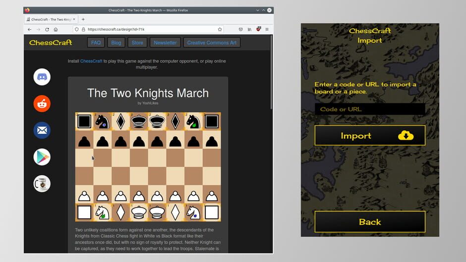 ChessCraft Screenshot