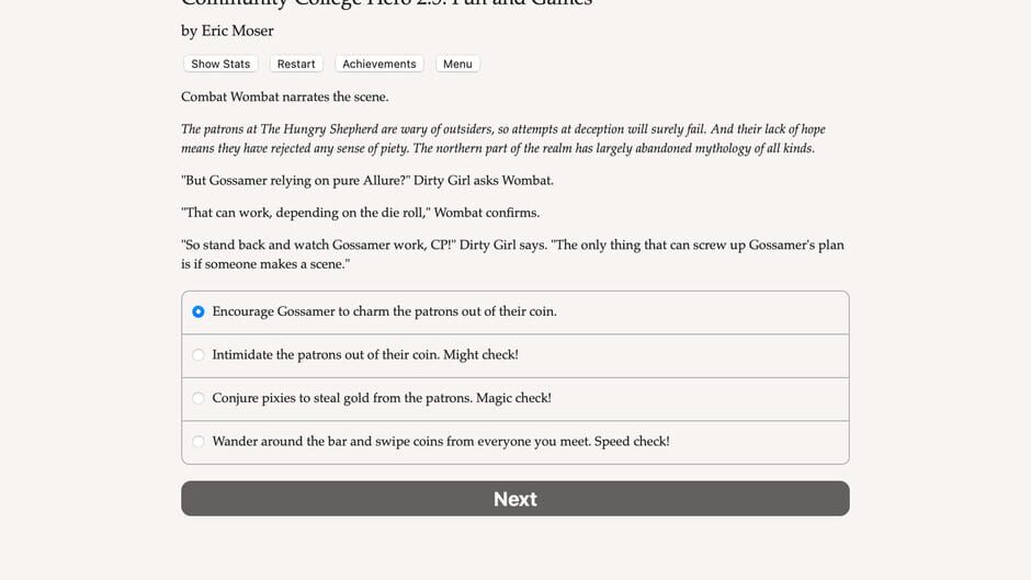 Community College Hero: Fun and Games Screenshot