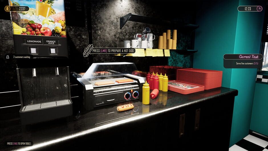 Screenshot Road Diner Simulator