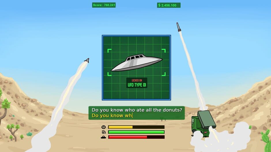 Missile Input Screenshot