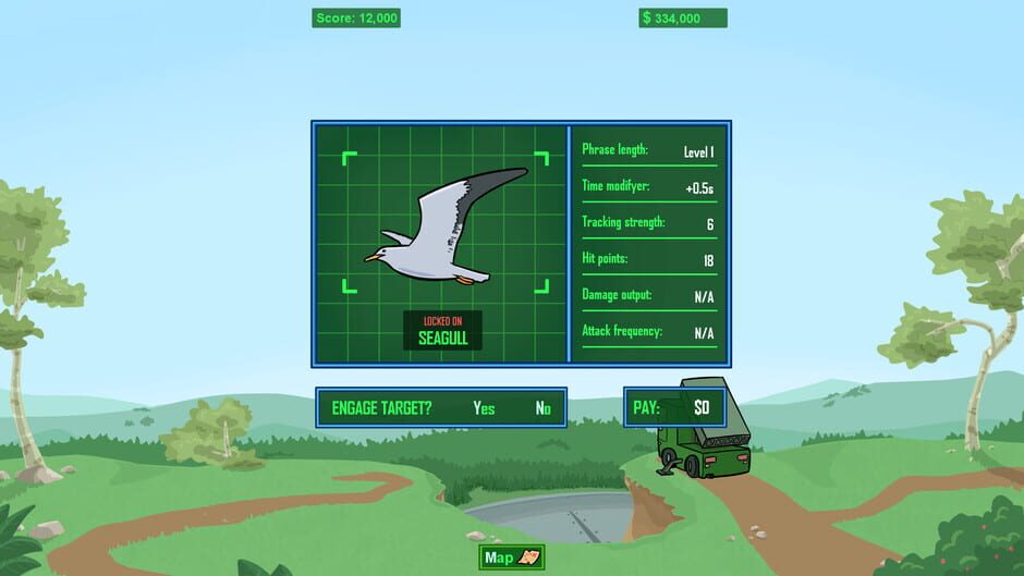 Missile Input Screenshot