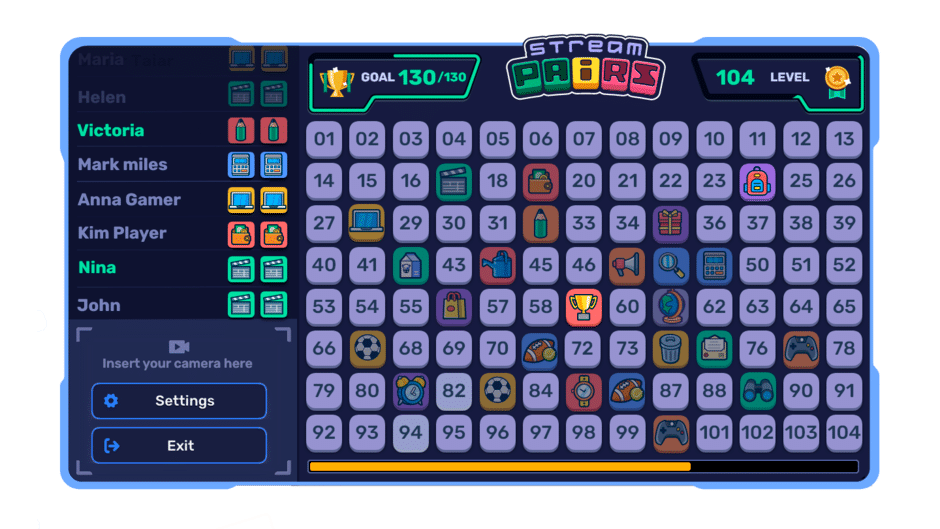 Stream Pairs Screenshot