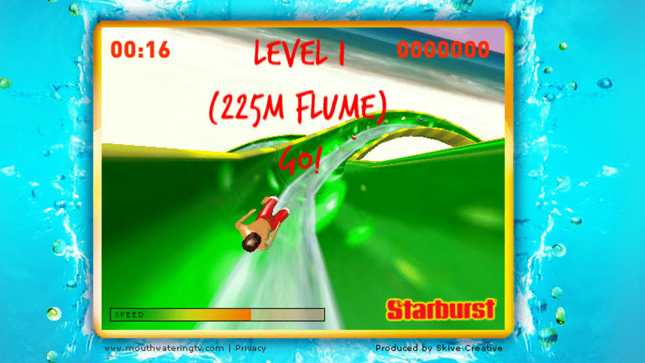 Starburst Waterslide Slalom Screenshot