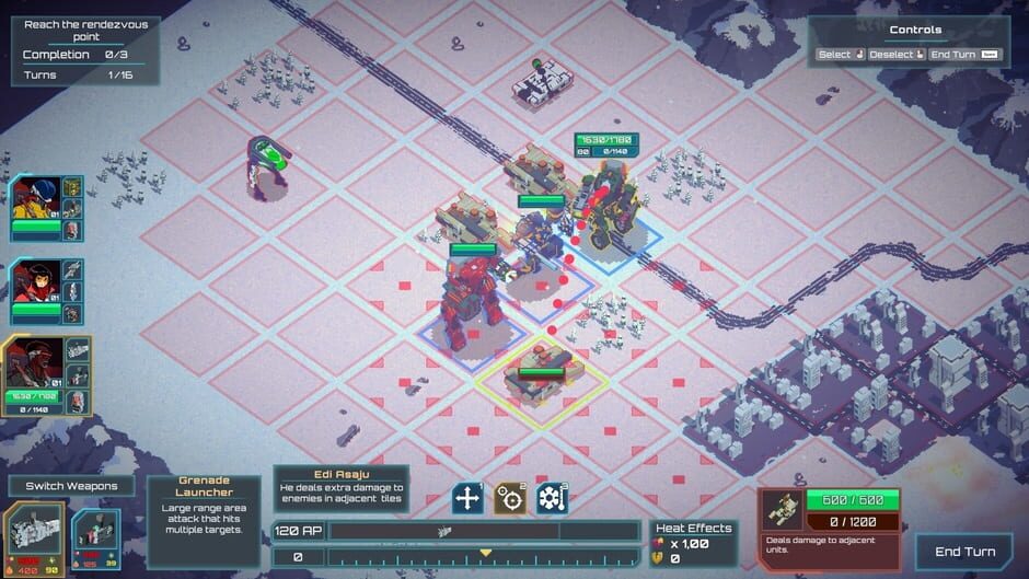 Ignited Steel: Mech Tactics Screenshot