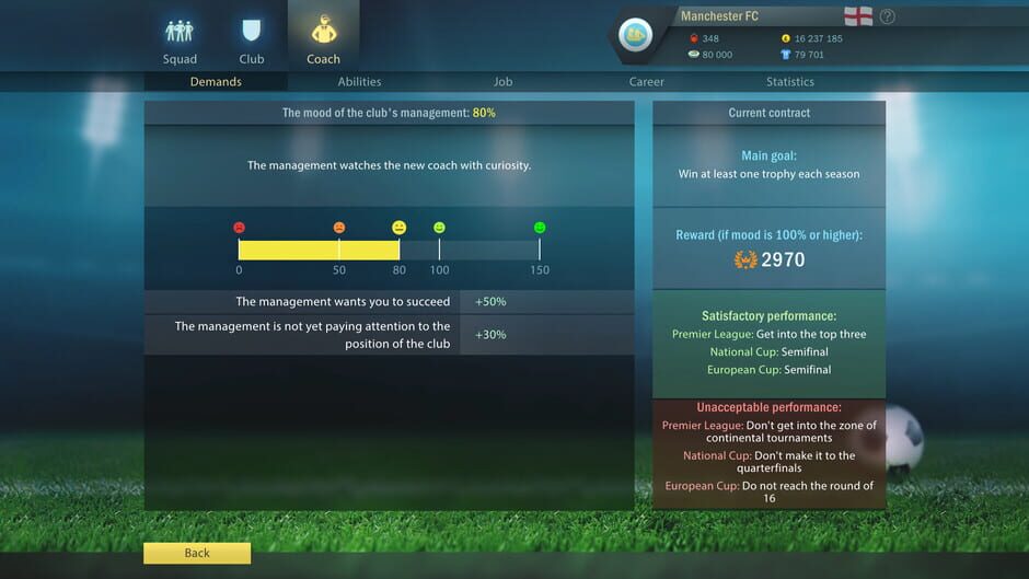Football, Tactics & Glory: Manager's Journey Screenshot