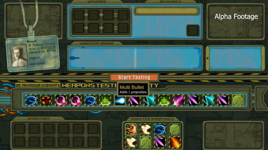 Dr. Professor Scientist's Weapons Testing Facility Screenshot