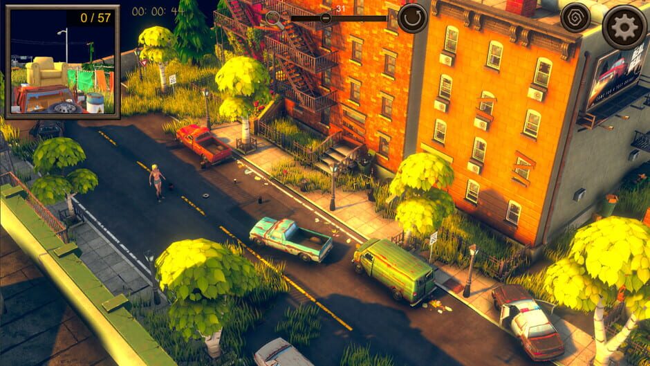 Hidden Post-Apocalyptic Top-Down 3D Screenshot