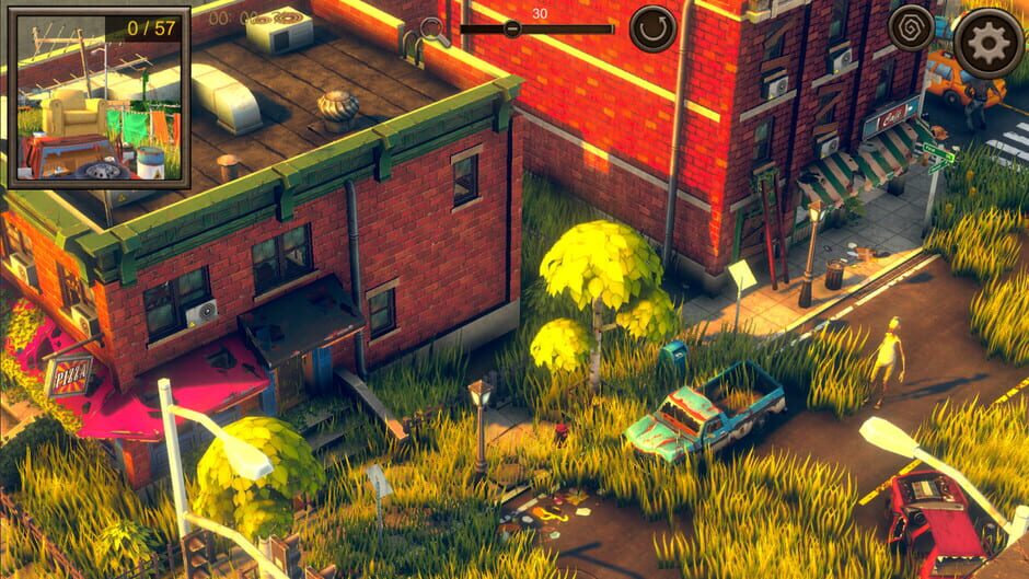 Hidden Post-Apocalyptic Top-Down 3D Screenshot