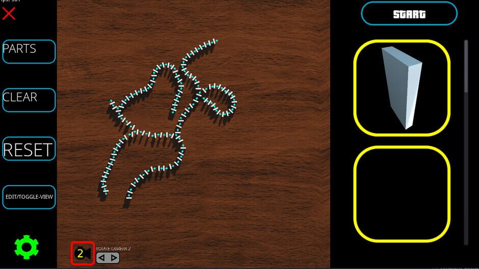 Dominoes 3D Simulator Screenshot