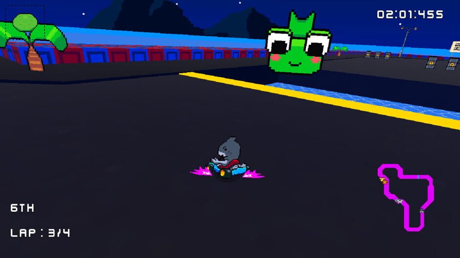 Retro Kart Rush Screenshot